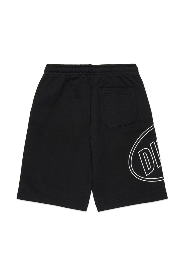 Shorts in felpa con logo
