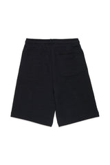 Shorts in felpa con logo