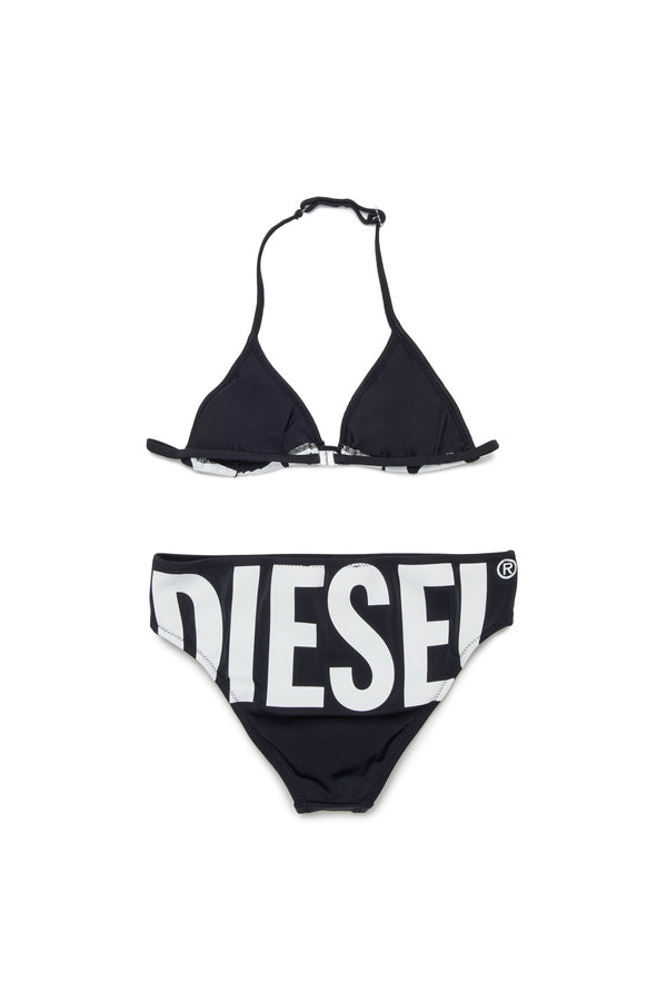 Bikini con logo stampato