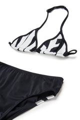 Bikini con logo stampato