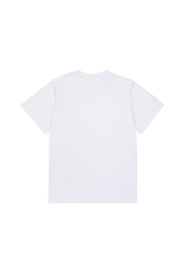 T-shirt con logo verticale
