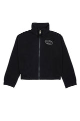 Felpa con zip e logo