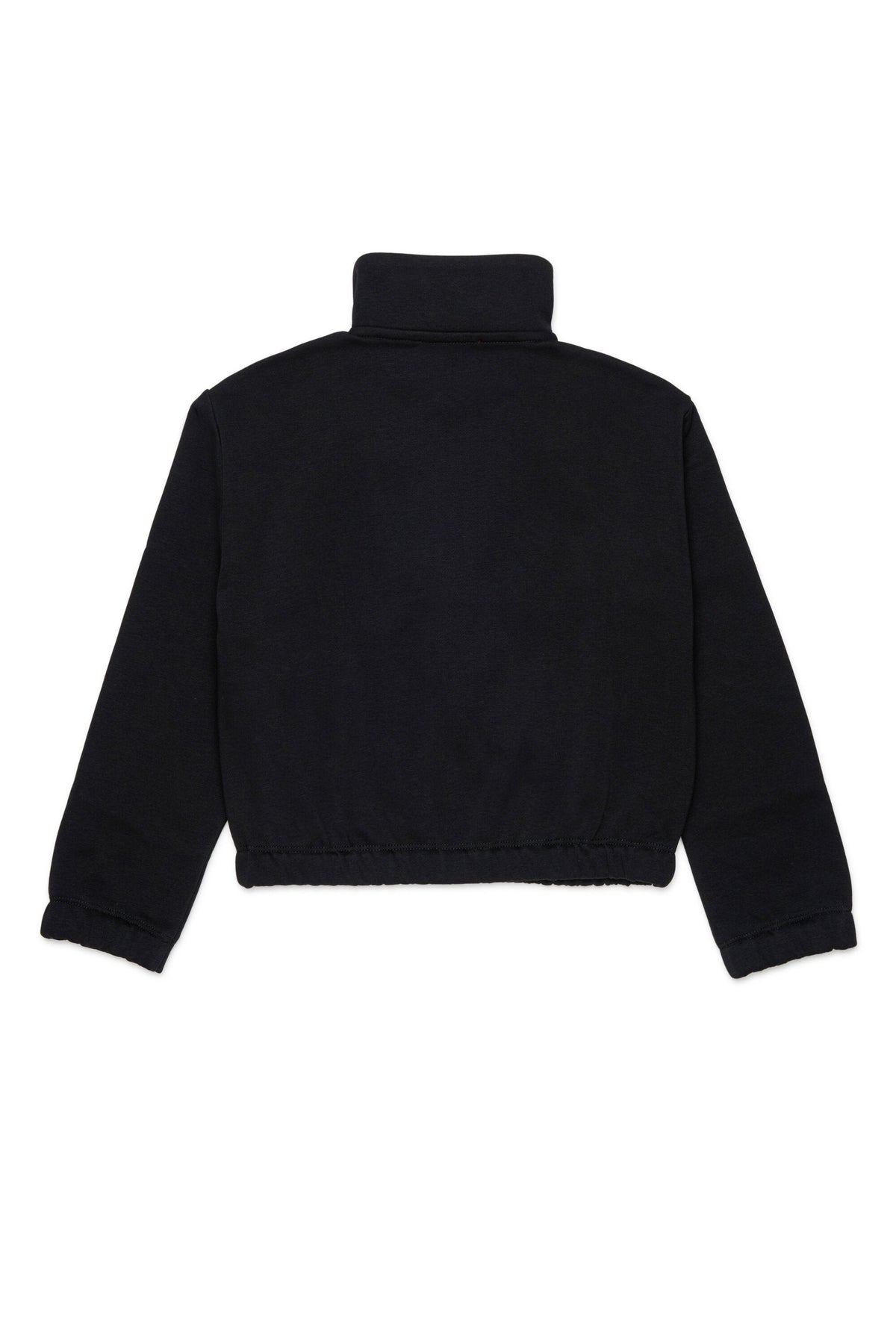 Felpa con zip e logo