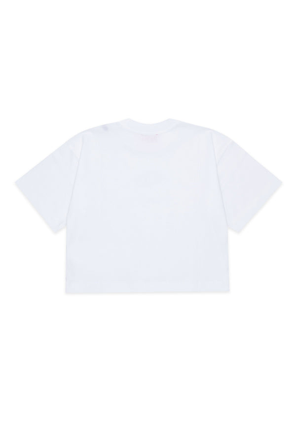 T-shirt con logo Oval D