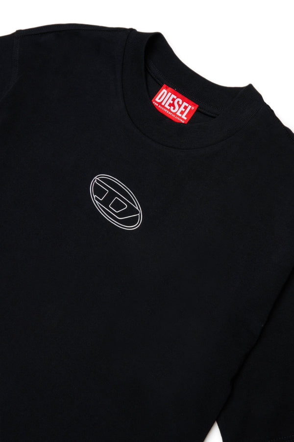 T-shirt con logo Oval D