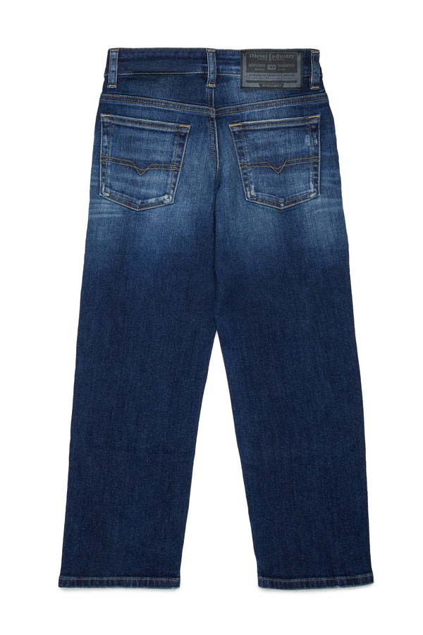 Jeans relaxed lavaggio blu medio - D-Maki