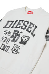Felpa girocollo con logo