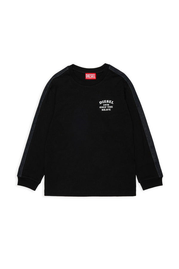 T-shirt maniche lunghe con logo