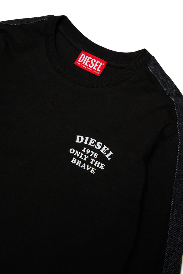 T-shirt maniche lunghe con logo