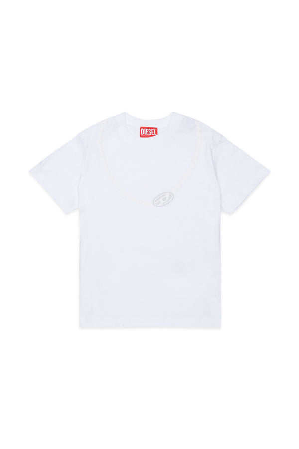 T-shirt girocollo con logo