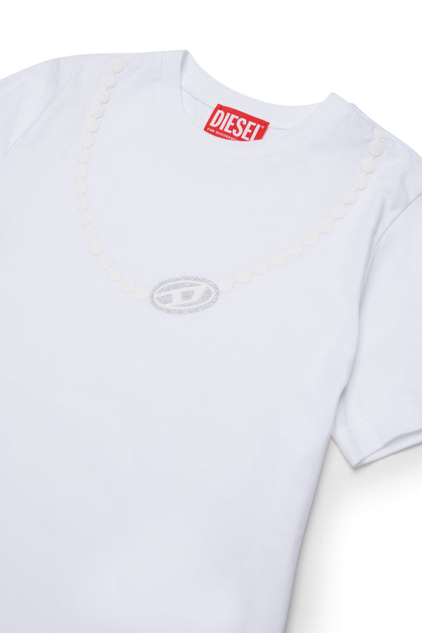 T-shirt girocollo con logo