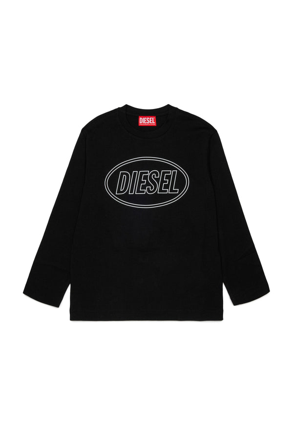 T-shirt manica lunga con logo