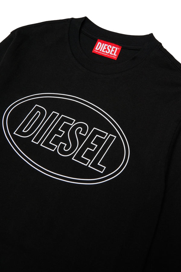 T-shirt manica lunga con logo