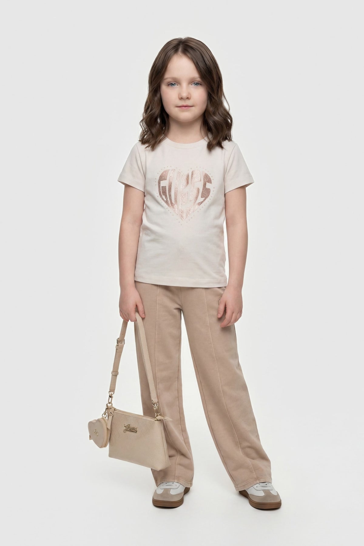 T-shirt logo con strass