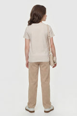 T-shirt logo con strass