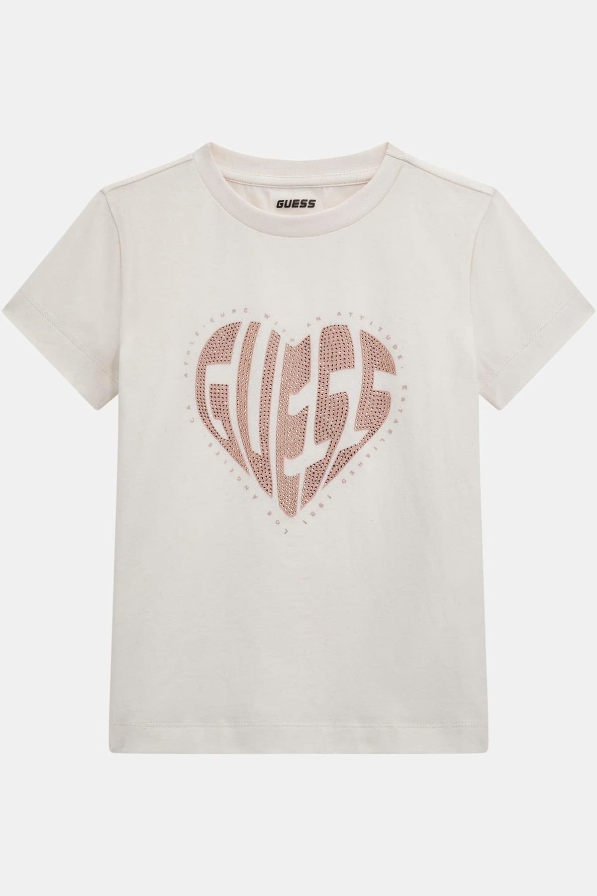 T-shirt logo con strass