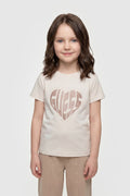 T-shirt logo con strass