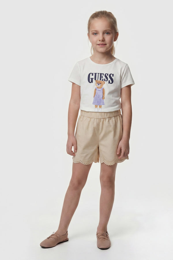 Shorts con occhielli
