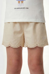 Shorts con occhielli