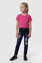 T-shirt con perline