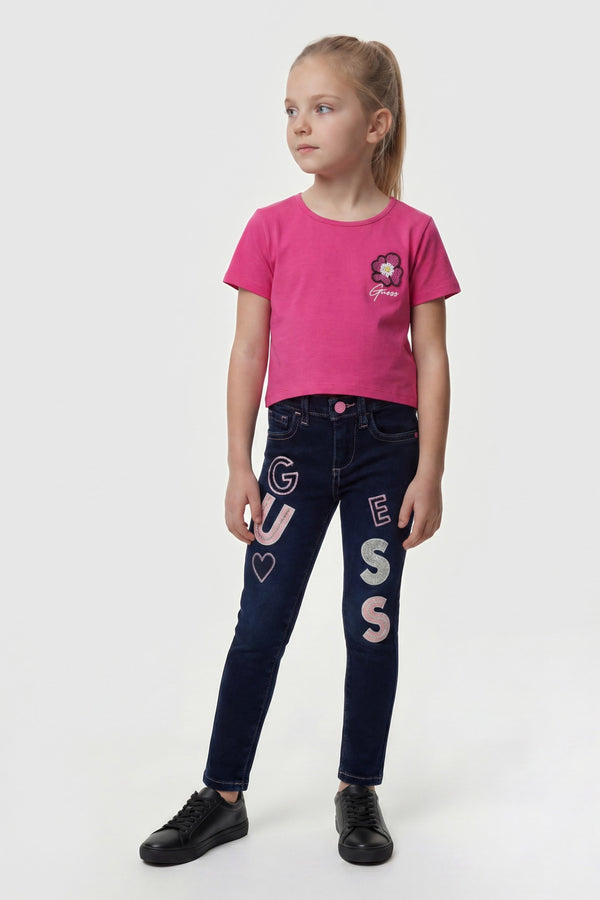 T-shirt con perline
