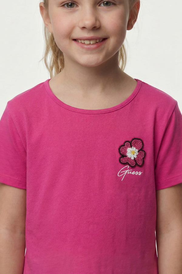 T-shirt con perline