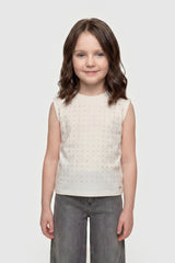 Top con strass