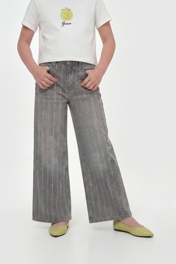 Jeans con strass