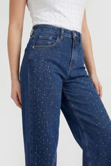 Jeans con strass