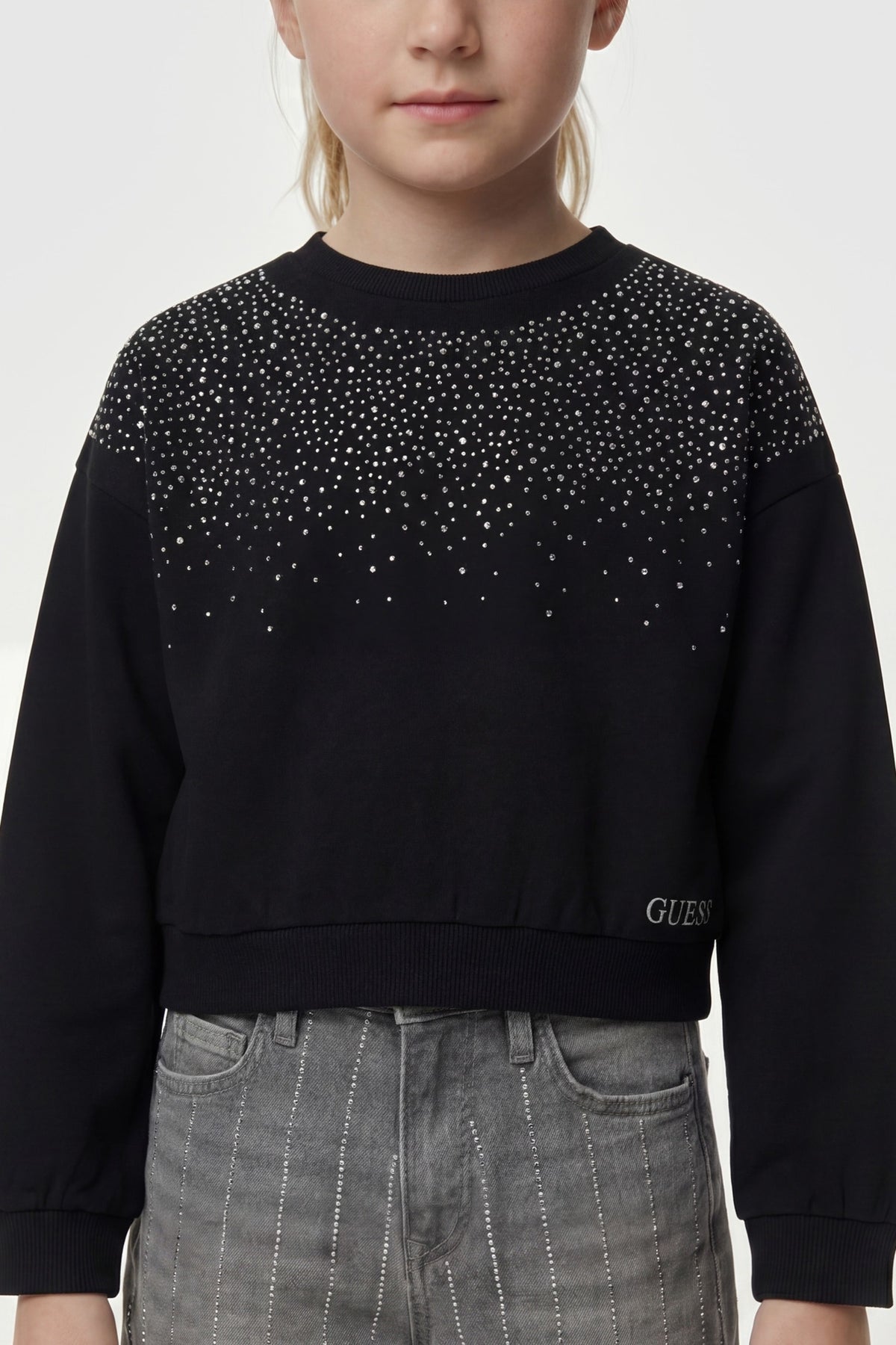 Felpa con strass