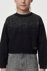 Felpa con strass