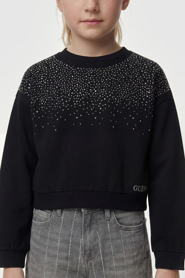 Felpa con strass