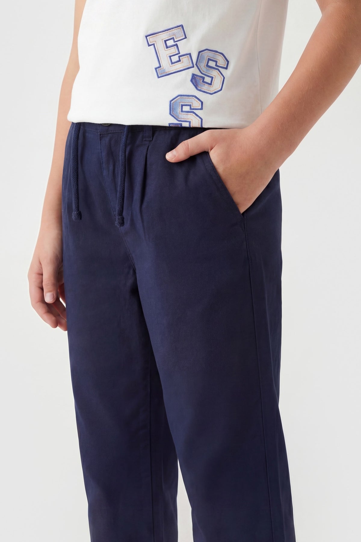 Pantaloni in misto lino