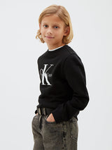 Felpa con logo con firma bambino