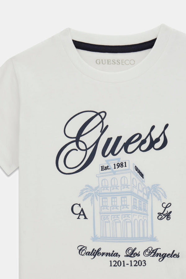 T-shirt con logo stampato
