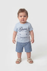 T-shirt con logo stampato