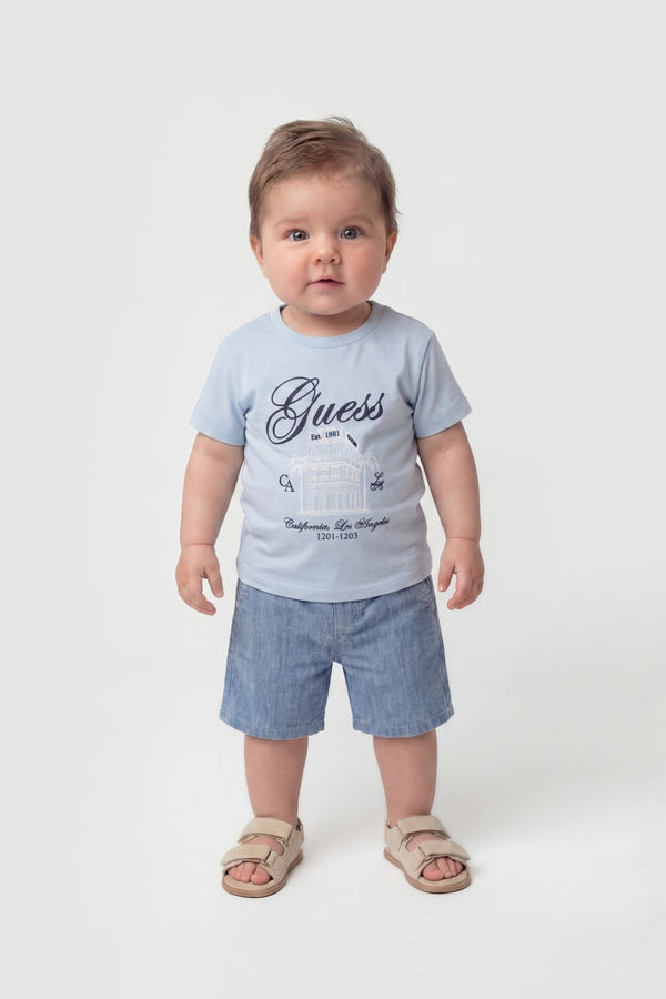 T-shirt con logo stampato
