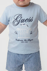 T-shirt con logo stampato