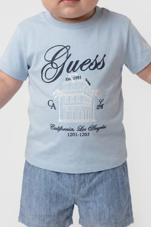 T-shirt con logo stampato