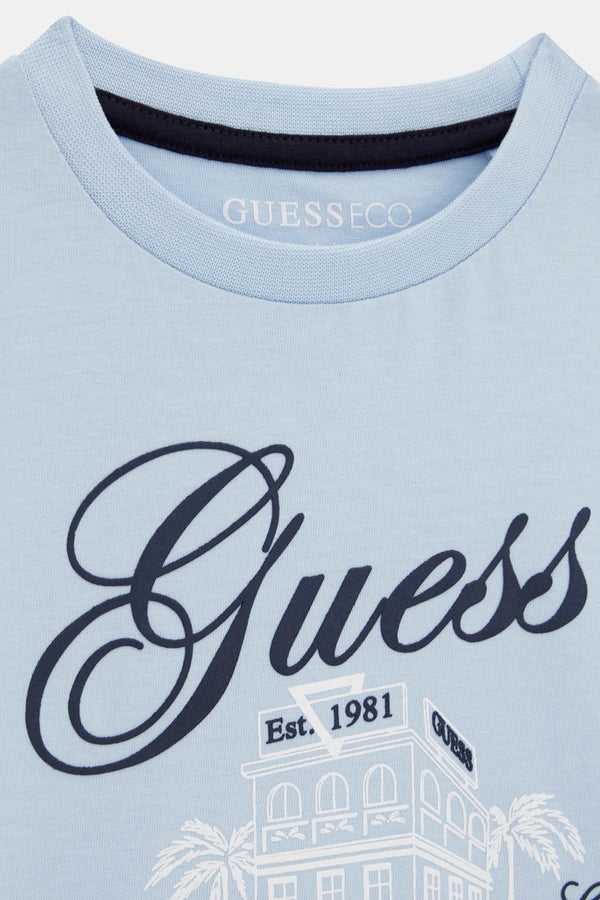 T-shirt con logo stampato