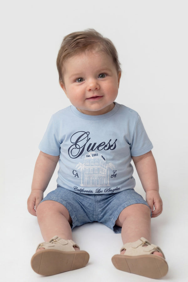 T-shirt con logo stampato