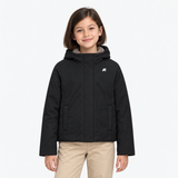 Giubbotto Lily Soft Beaver in ecopelliccia per ragazza - Nero