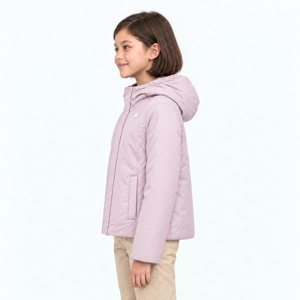 Giubbotto Lily Soft Beaver in ecopelliccia per bambina - Rosa