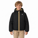Giubbotto Jack Warm Double per bambino - Nero/Verde militare