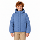 Giubbotto Jack Warm Double per bambino - Blu navy/Azzurro