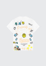 T-SHIRT OVER GRAFFITI