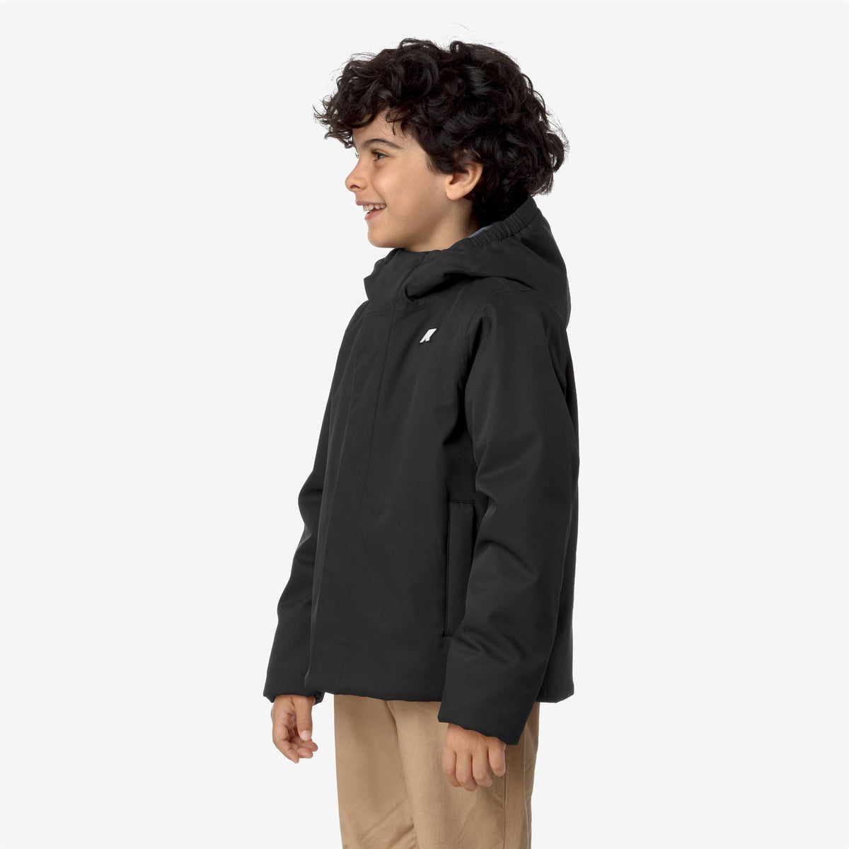 K-Way P. Jacko Twill Marmotta Black P-blue A