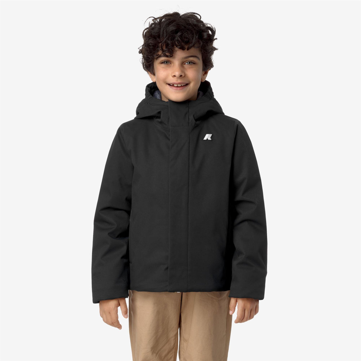 K-Way P. Jacko Twill Marmotta Black P-blue A