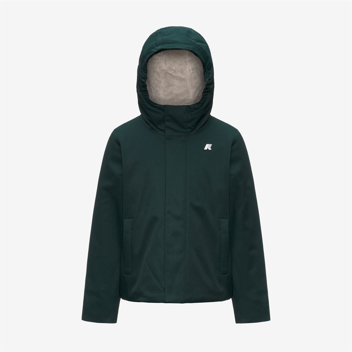 K-Way P. Jacko Twill Marmotta Green Dk Jungle-grey Goat