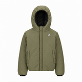 Giubbotto Jack Warm Double per bambino - Nero/Verde militare